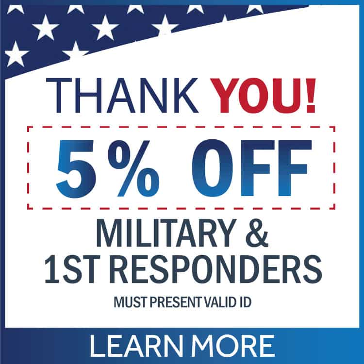 5% off for Military and First Responders Coupon