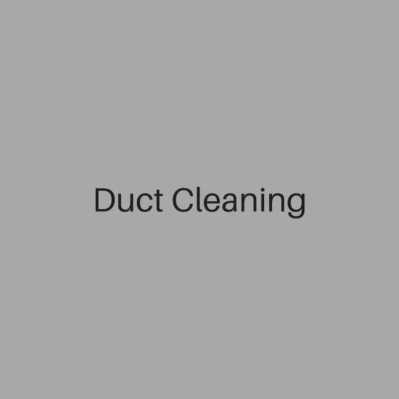 duct cleaning