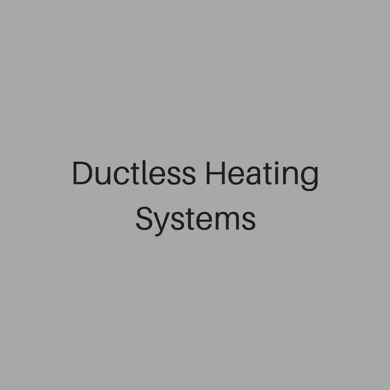 ductless heating systems