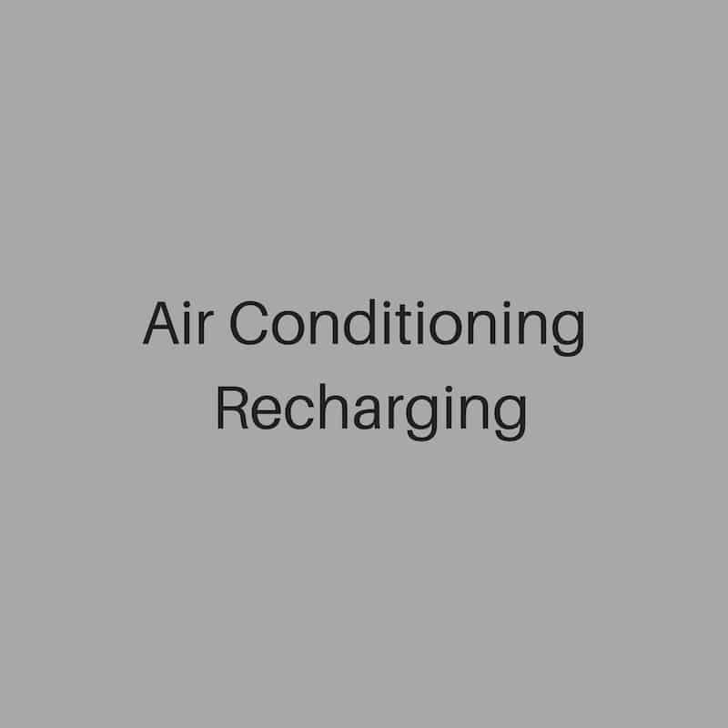 air conditioning recharging