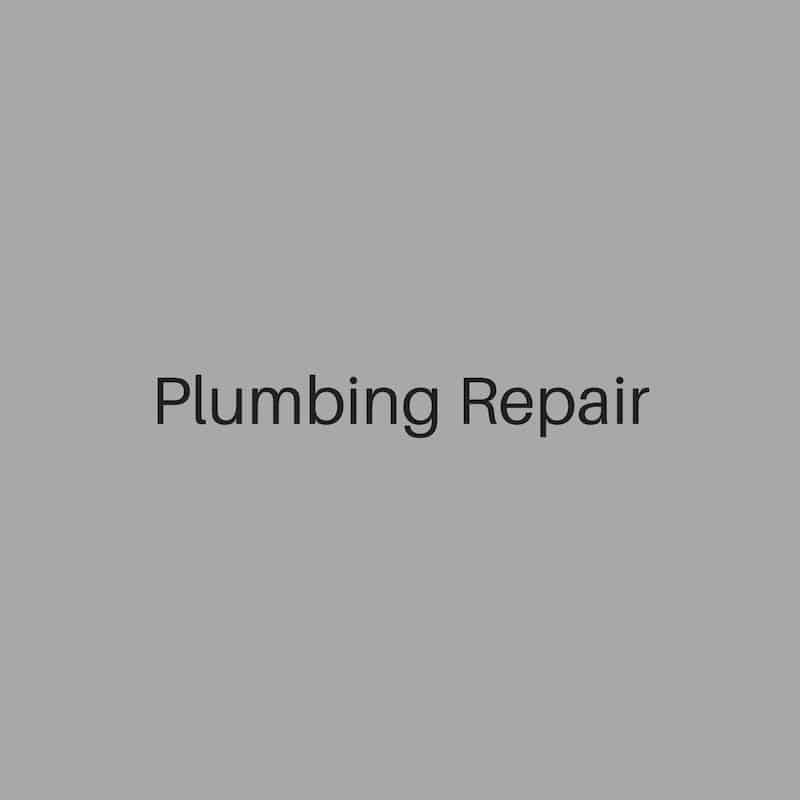 plumbing repair