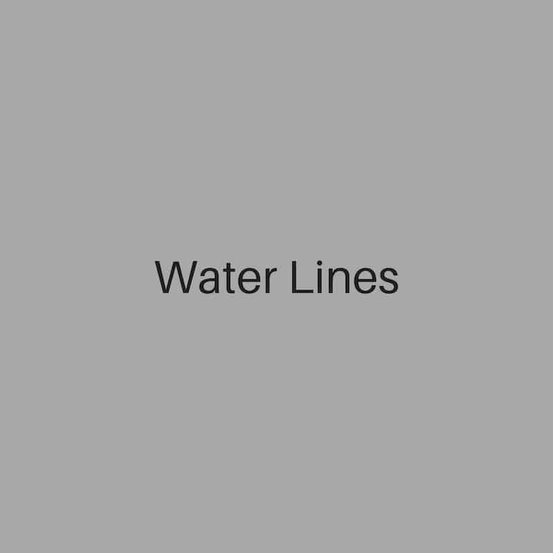 water lines