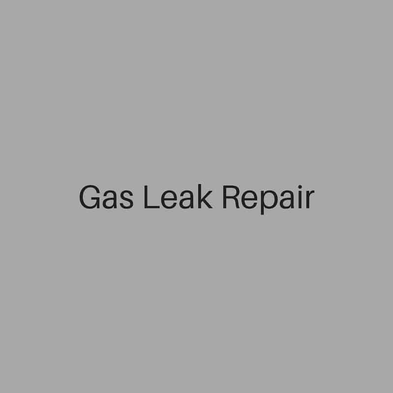 gas leak repair