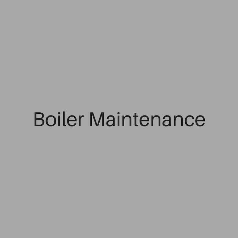 boiler maintenance