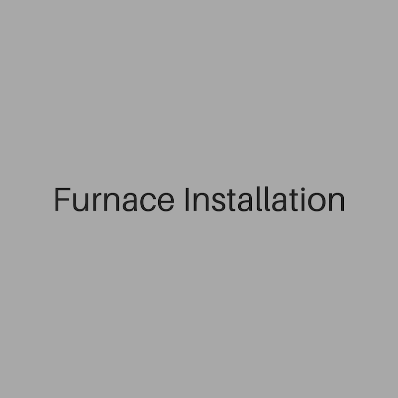 furnace installation